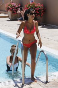 Jasmin Walia Hotness Ass In Bikini At The Pool In Marbella Spain