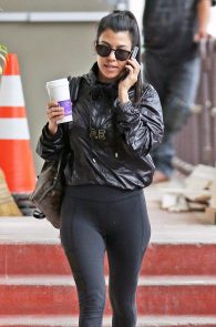 Kourtney Kardashian Cameltoe As She Leaves Workout In Calabasas