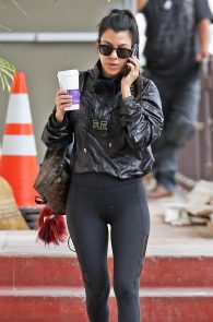 Kourtney Kardashian Cameltoe As She Leaves Workout In Calabasas