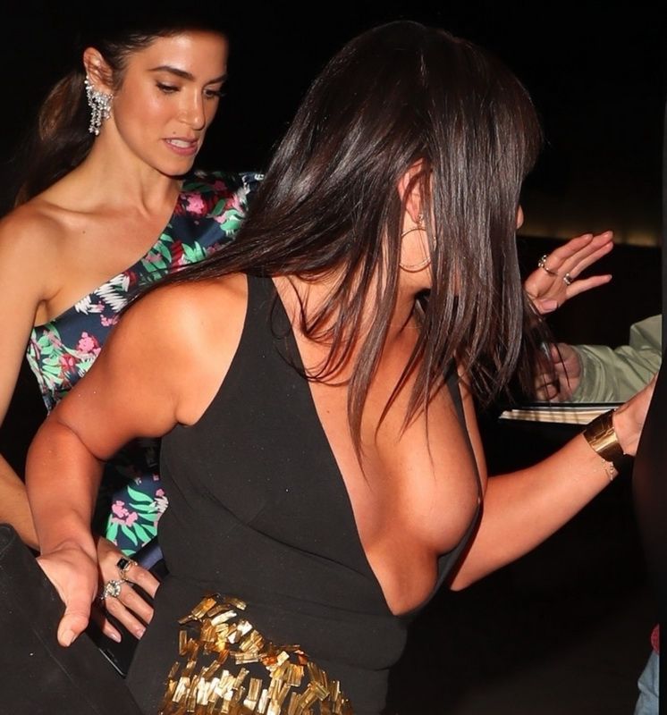 Permalink to Lea Michele Nip Slip And Cleavage In West Hollywood.